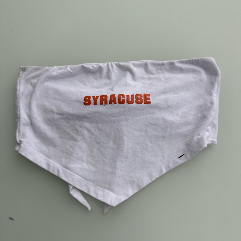 White Syracuse Bandana